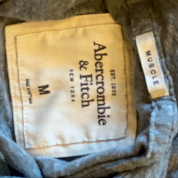 Abercrombie & Fitch muscle Long Sleeve Hoodie T-shirt - Picture 3 of 4